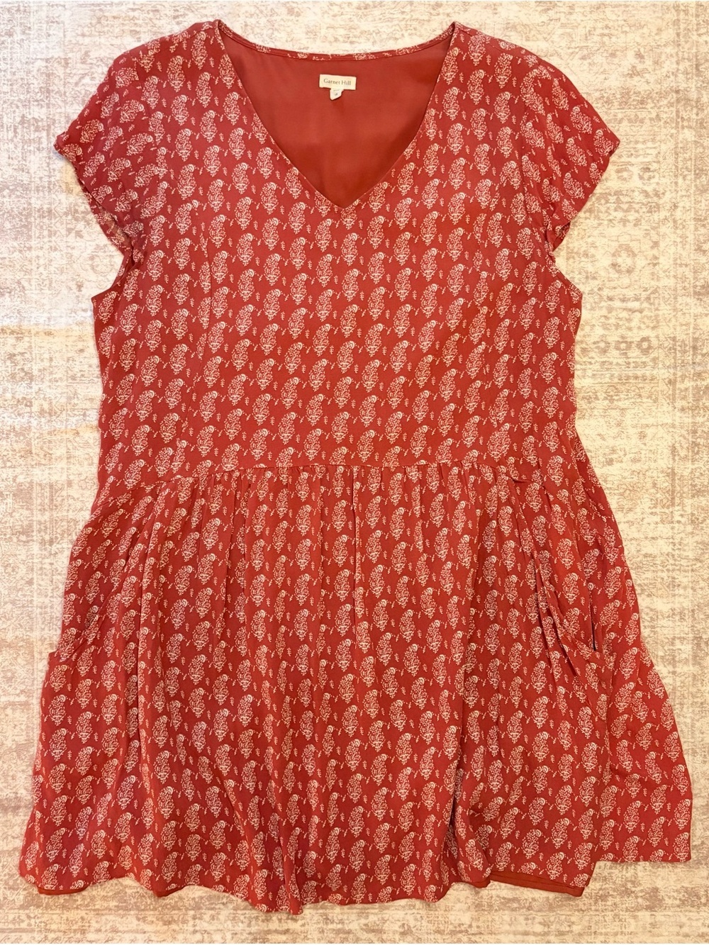 Garnet Hill Flowy Tshirt Dress